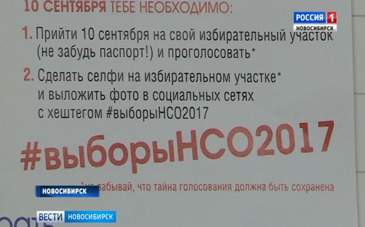 Айфон за селфи на выборах пообещали новосибирским избирателям