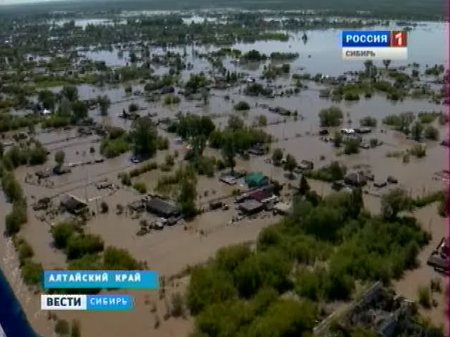 Около 8 тысяч жилых домов остаются подтопленными в Алтайском крае