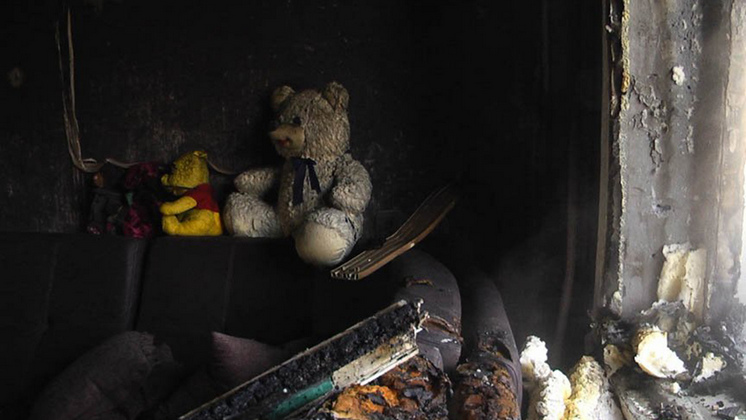 В Новосибирской области в пожаре погибли женщина и двое детей