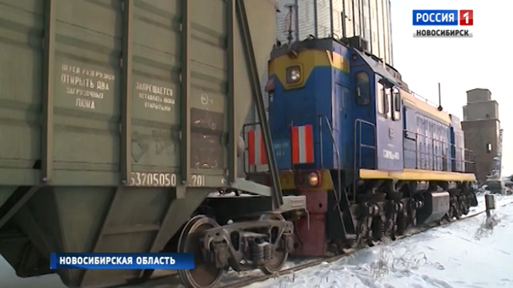 Первый поезд-экспресс с зерном отправили из Новосибирска в Новороссийск