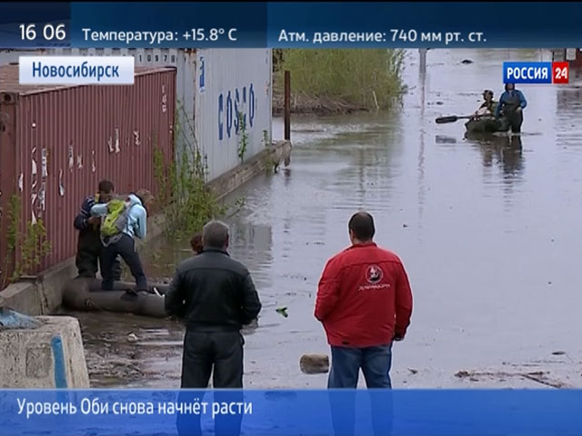 В ближайшие два дня уровень Оби снова начнет расти