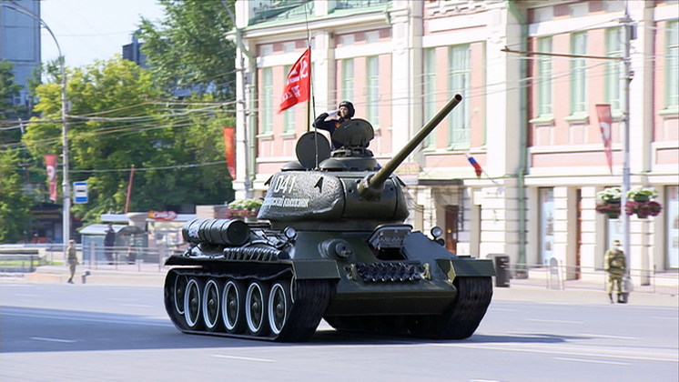Прямая трансляция Парада Победы-2020 в Новосибирске
