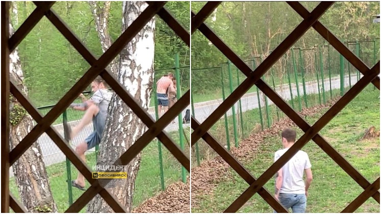 В Новосибирске двое мужчин с топором накинулись на людей в Бугринской роще