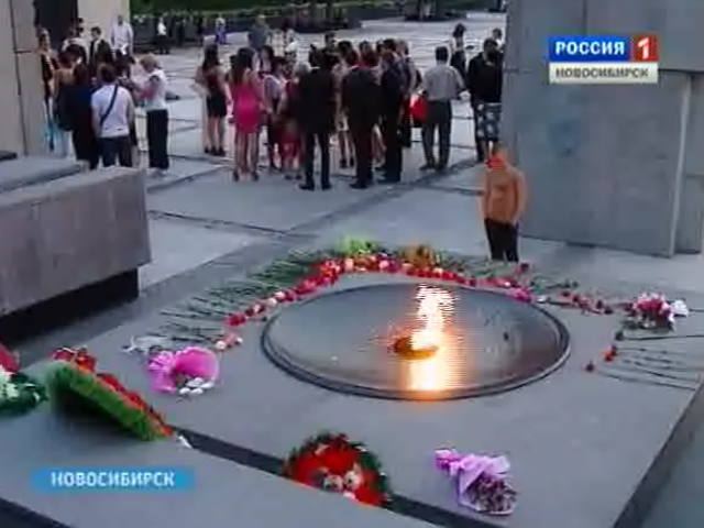 В Новосибирске помянули советских солдат, погибших во время Великой Отечественной войны