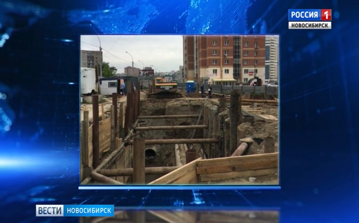 Рабочего насмерть завалило грунтом на стройке в Новосибирске