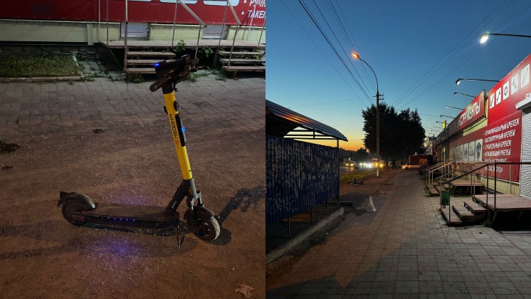 Новосибирец на электросамокате сбил четырёхлетнюю девочку на тротуаре
