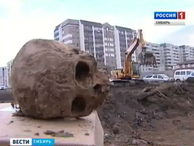 Красноярские дорожники обнаружили массовое захоронение на месте будущей развязки