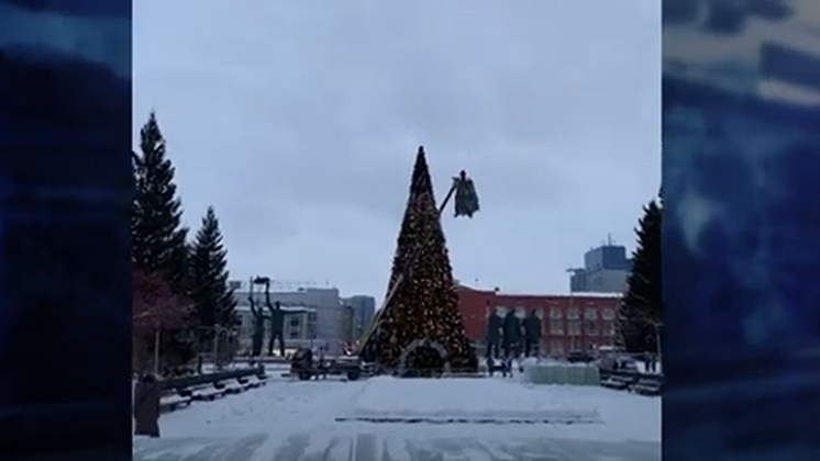 Огни главной новогодней ёлки в Новосибирске зажгут 1 декабря 