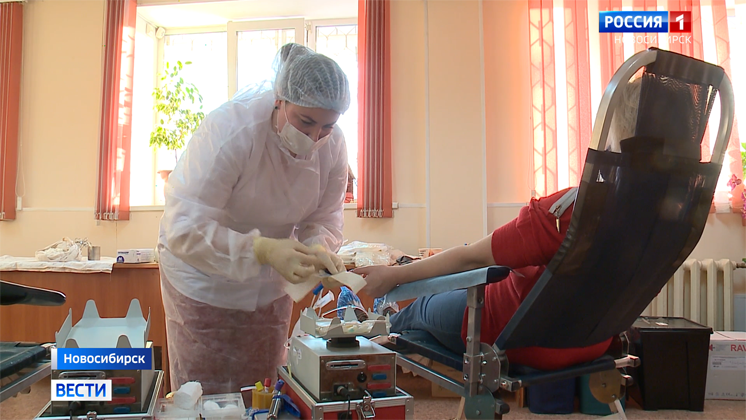 Выездную донорскую акцию провели в Калининском районе Новосибирска