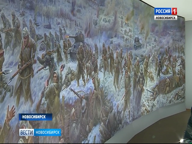 Новосибирский художник увековечил память воинов-сибиряков на уникальной диораме