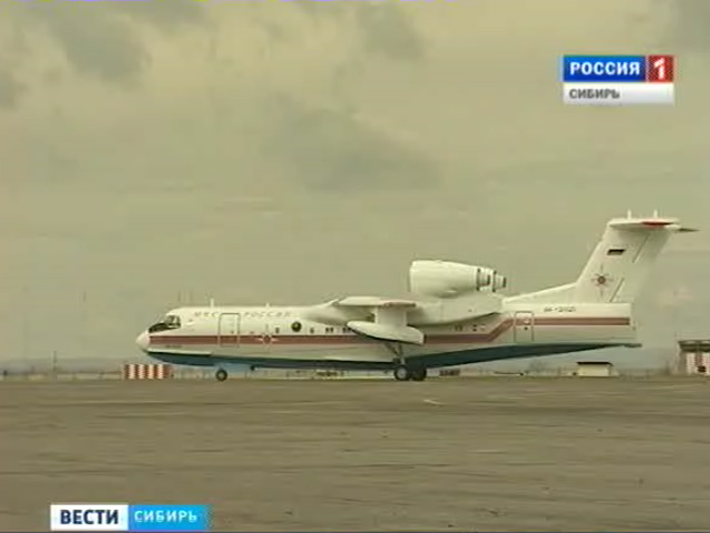Самый технологичный российский самолет-амфибия помогает тушить пожары в Забайкалье