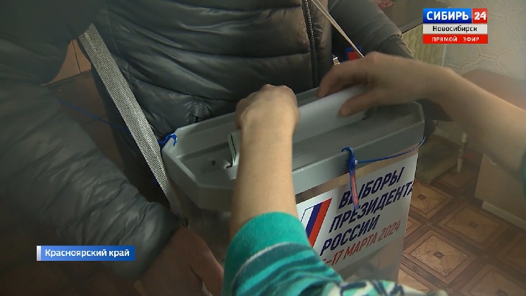 Жители дальних районов Красноярского края проголосовали на выборах Президента РФ 