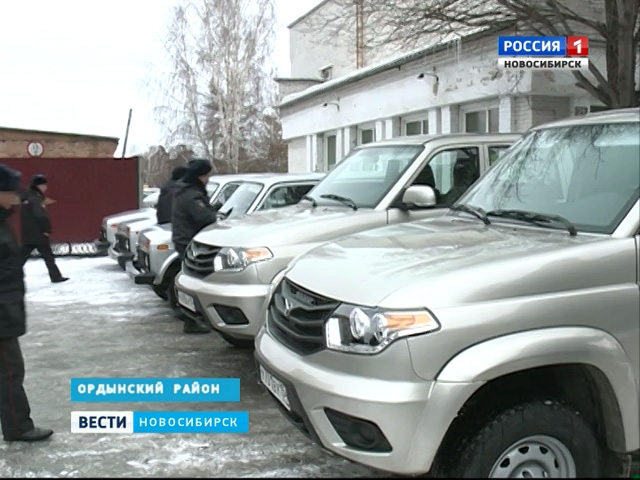 Автомобильный парк ордынской полиции пополнился новыми внедорожниками