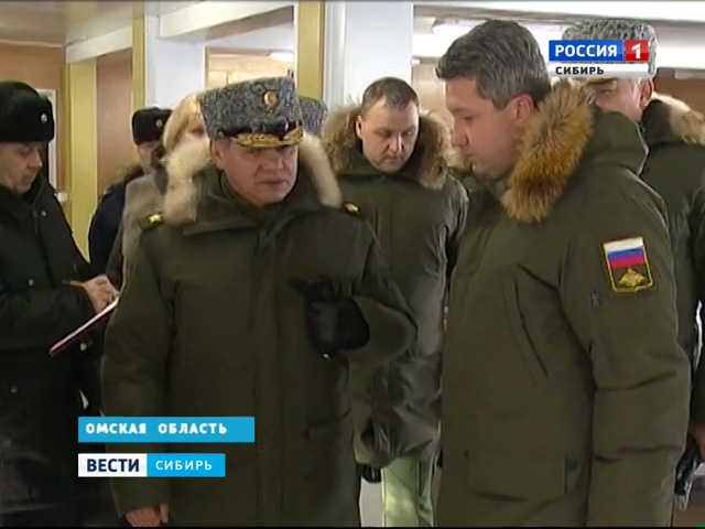 В Омске с проверкой побывал Министр обороны России Сергей Шойгу