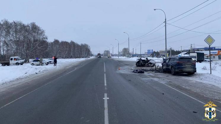 Под Новосибирском водитель погиб в машине, разорванной на части в массовом ДТП