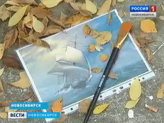В Новосибирске рисуют картины поверх нецензурных надписей