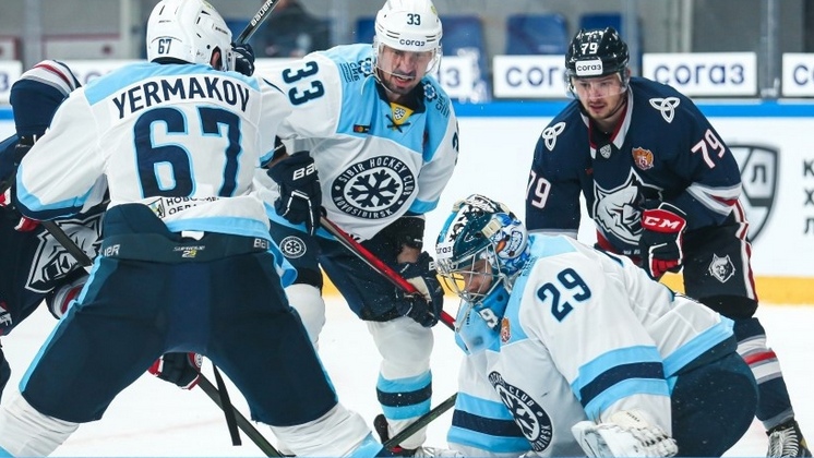 Хоккейная «Сибирь» проиграла «Нефтехимику» в гостевом матче
