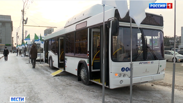 Новые автобусы из Минска готовят к работе в Новосибирске