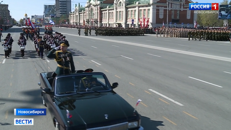 Парад Победы назвали одним из самых масштабных за последние годы в Новосибирске