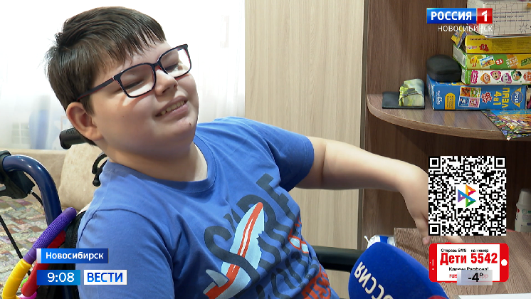 12-летнему Диме нужна помощь новосибирцев в борьбе с ДЦП