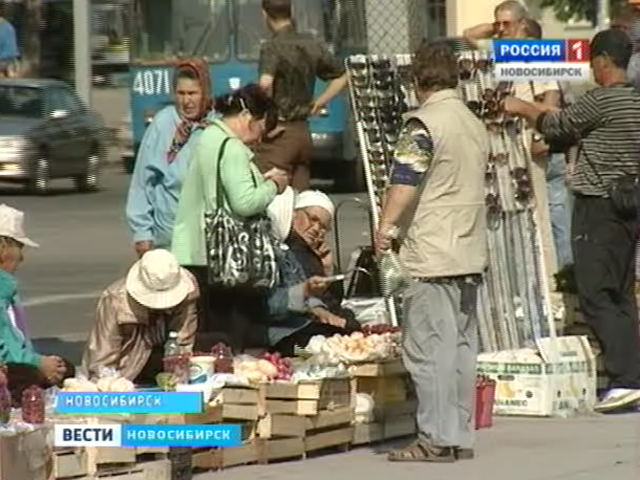 Власти изгоняют лоточников с бойких мест на улицах Новосибирска