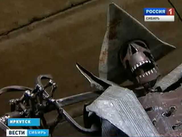 Иркутский сварщик создает скульптуры из железа
