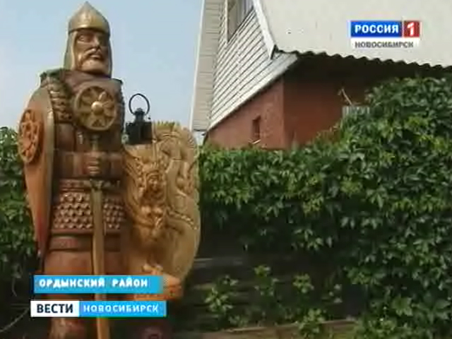 Житель Ордынска устроил на своем участке музей под открытым небом