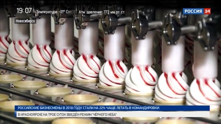 Объемы продаж мороженого в России  выросли