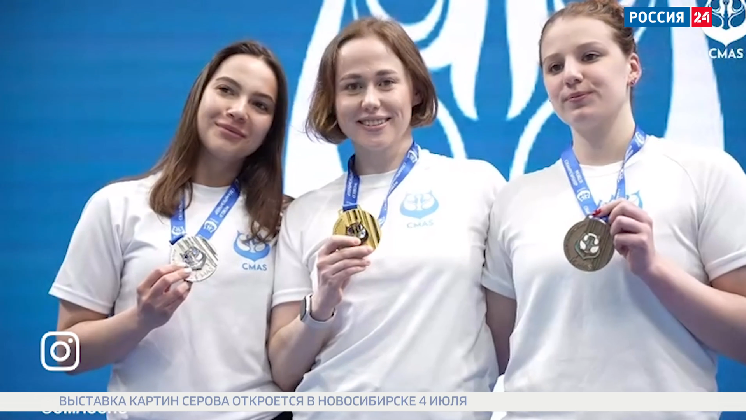 Спортивная среда: жительница Новосибирска победила на Чемпионате мира по подводному плаванию