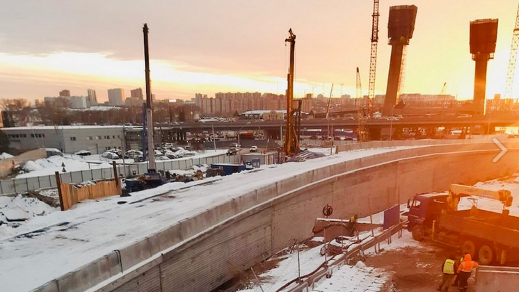 В Новосибирске в декабре 2021 года откроют движение по второму съезду четвёртого моста