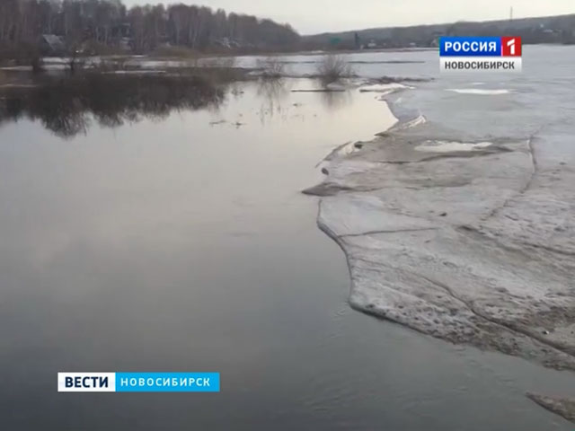 В Новосибирской области из-за разлива рек затопило дороги
