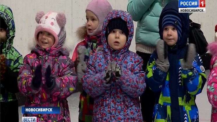 «Малыш на льду»: в Новосибирске открыли школу фигурного катания для детсадовцев