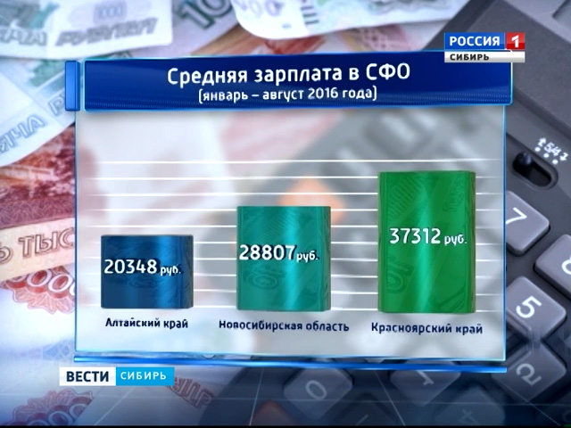 Новосибирская область в середине рейтинга по оплате труда среди регионов Сибири
