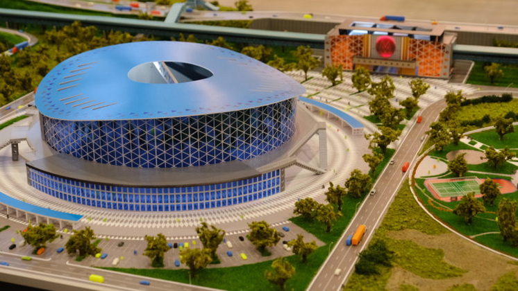 Ледовую арену к чемпионату мира по хоккею в Новосибирске построят в срок