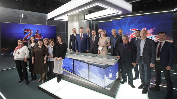 В Новосибирске открыли новую современную телестудию канала «Сибирь 24» 