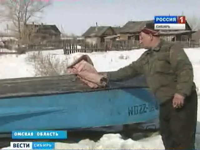 Жители села Затон Омской области готовятся к весеннему паводку