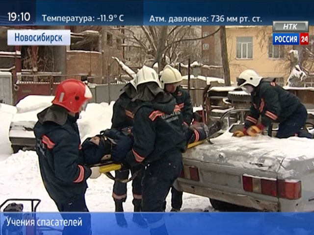 Новосибирские спасатели провели внеплановые аттестационные учения