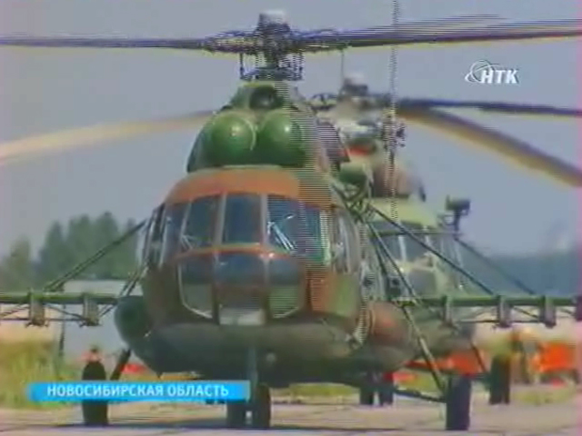 Новосибирские военные вертолетчики помогут в тушении лесных пожаров на территории СФО