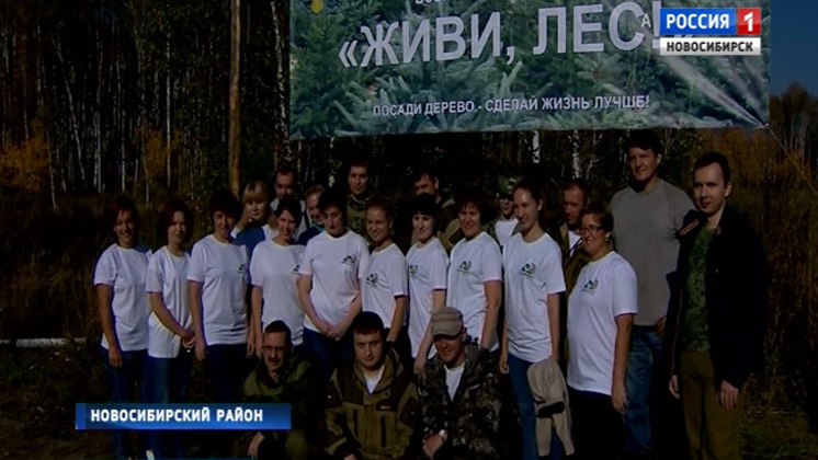 В Новосибирской области организовали экологическую акцию «Живи, лес»