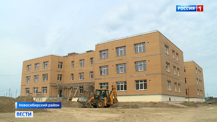 Новый большой детский сад готовят к сдаче в одном из сёл Новосибирской области