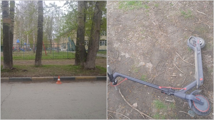 В Новосибирске автомобилист сбил ребенка на самокате и скрылся