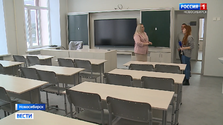Вечернюю школу № 15 полностью реконструировали в Новосибирске