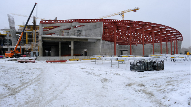 Новую ледовую арену к МЧМ-2023 сдадут раньше намеченного срока в Новосибирске