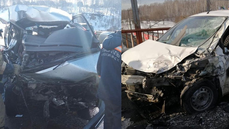 Двое мужчин погибли в тройном ДТП на трассе под Новосибирском