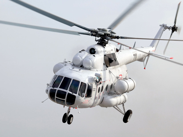 В Томской области у вертолета Ми-8 при посадке надломился хвост