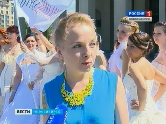 Свадебный переполох: на один день Новосибирск превратился в город невест