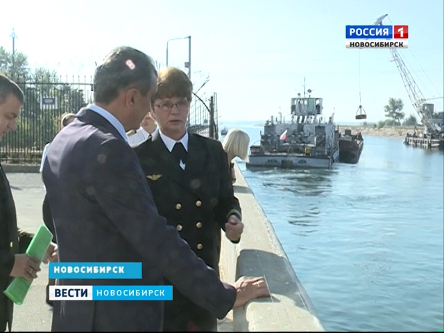 Сибирский полпред оценил ход реконструкции Новосибирского судоходного шлюза