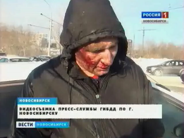 Погоня за пьяным водителем стала причиной сразу нескольких аварий в Новосибирске
