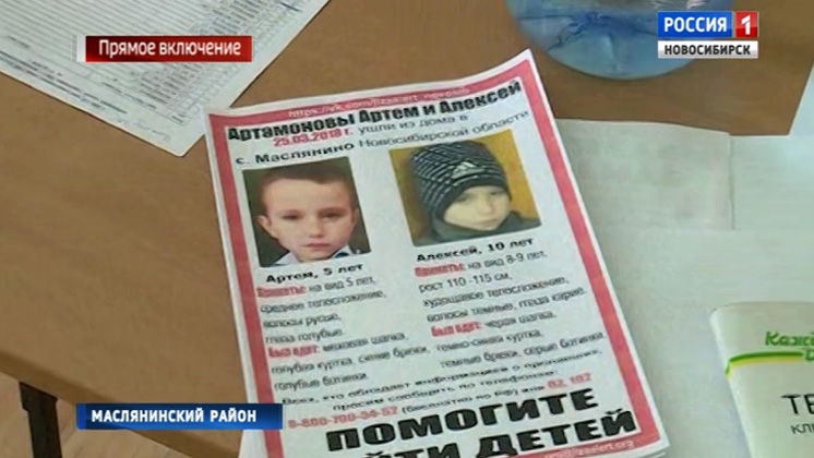 Пропавшие в Новосибирской области два маленьких брата найдены живыми