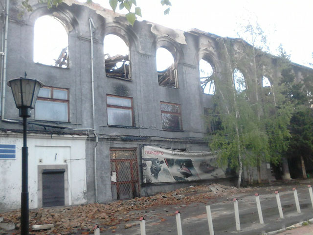 Пожар в «Галилео»: здание может полностью обрушиться